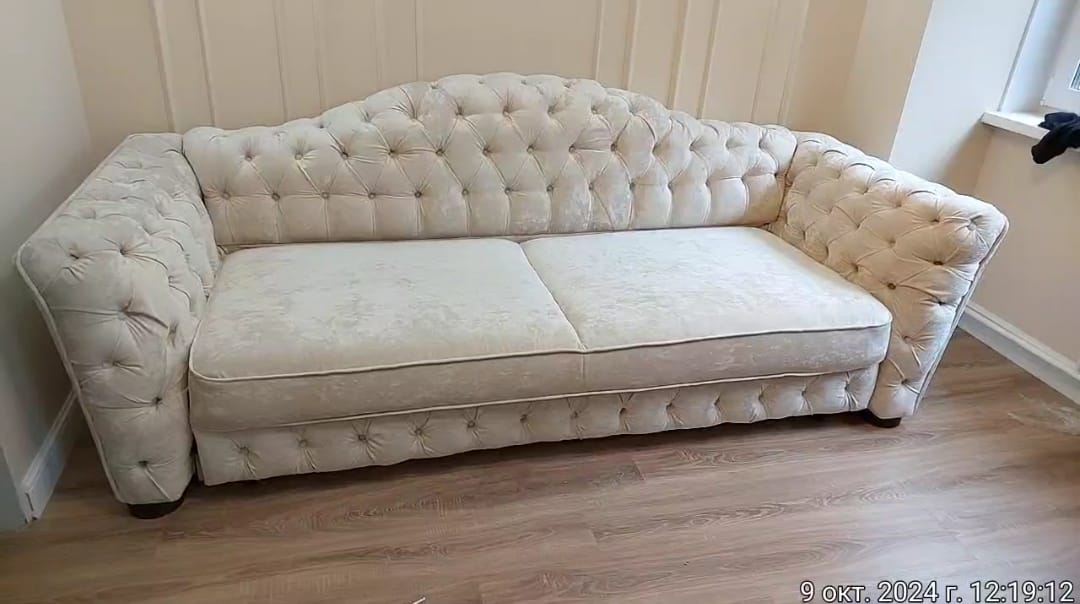 Замена обивки дивана на дому. Сегежа