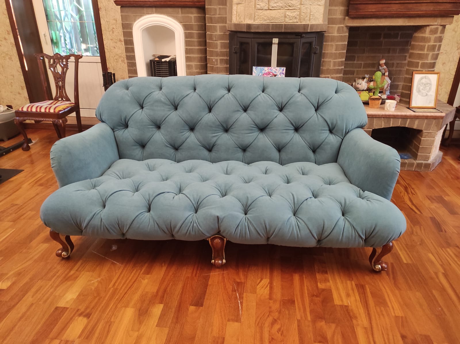 Обивка дивана. Сегежа